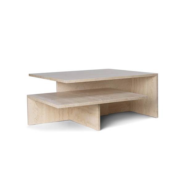 Ferm Living Distinct Duo Sofaborde – Elegant Travertin