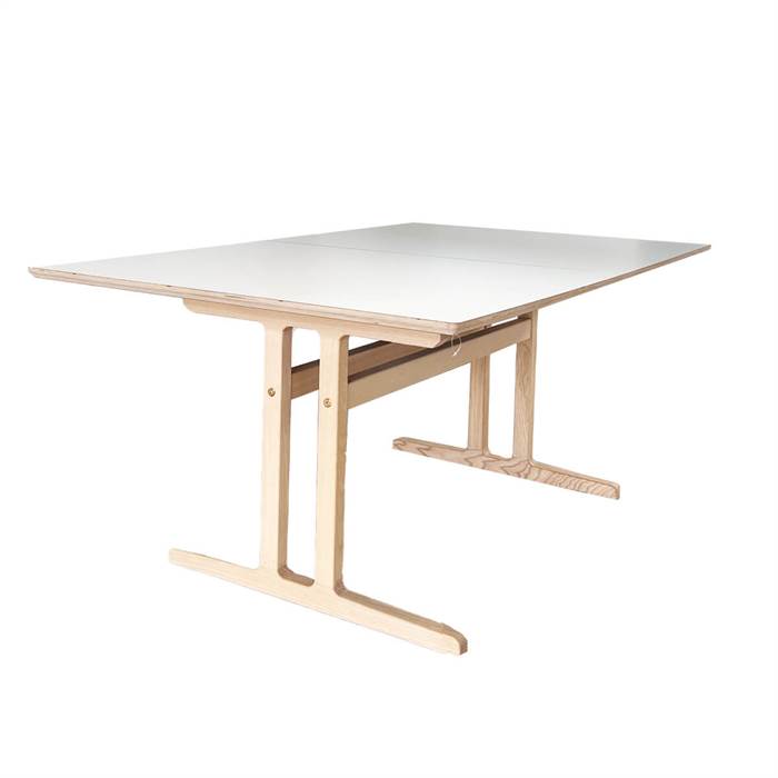 Elegant Hvidt Laminat Spisebord fra Haslev Symphony 460