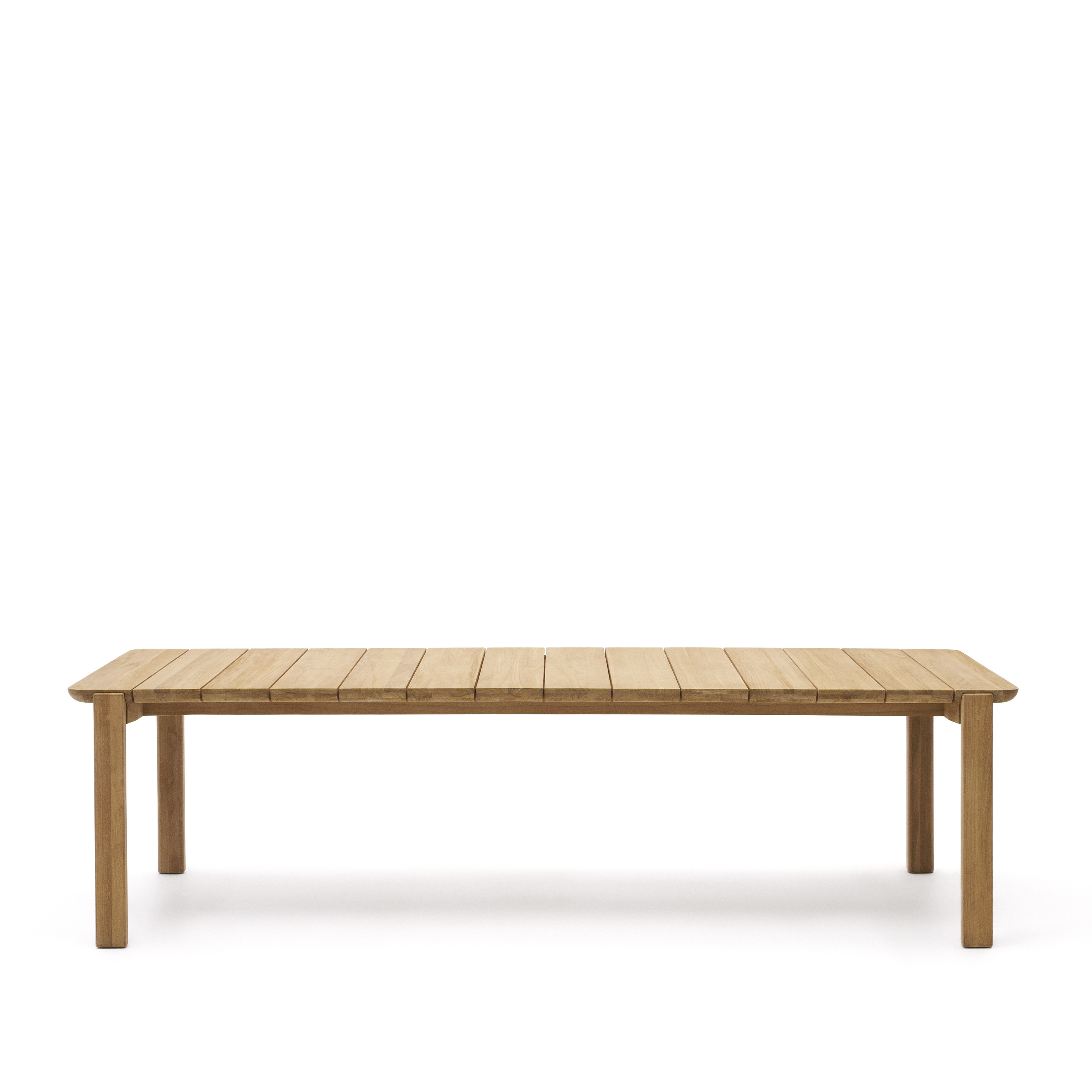 Kave Home Icaro Havebord  Rektangulær Natur Teaktræ  220x102
