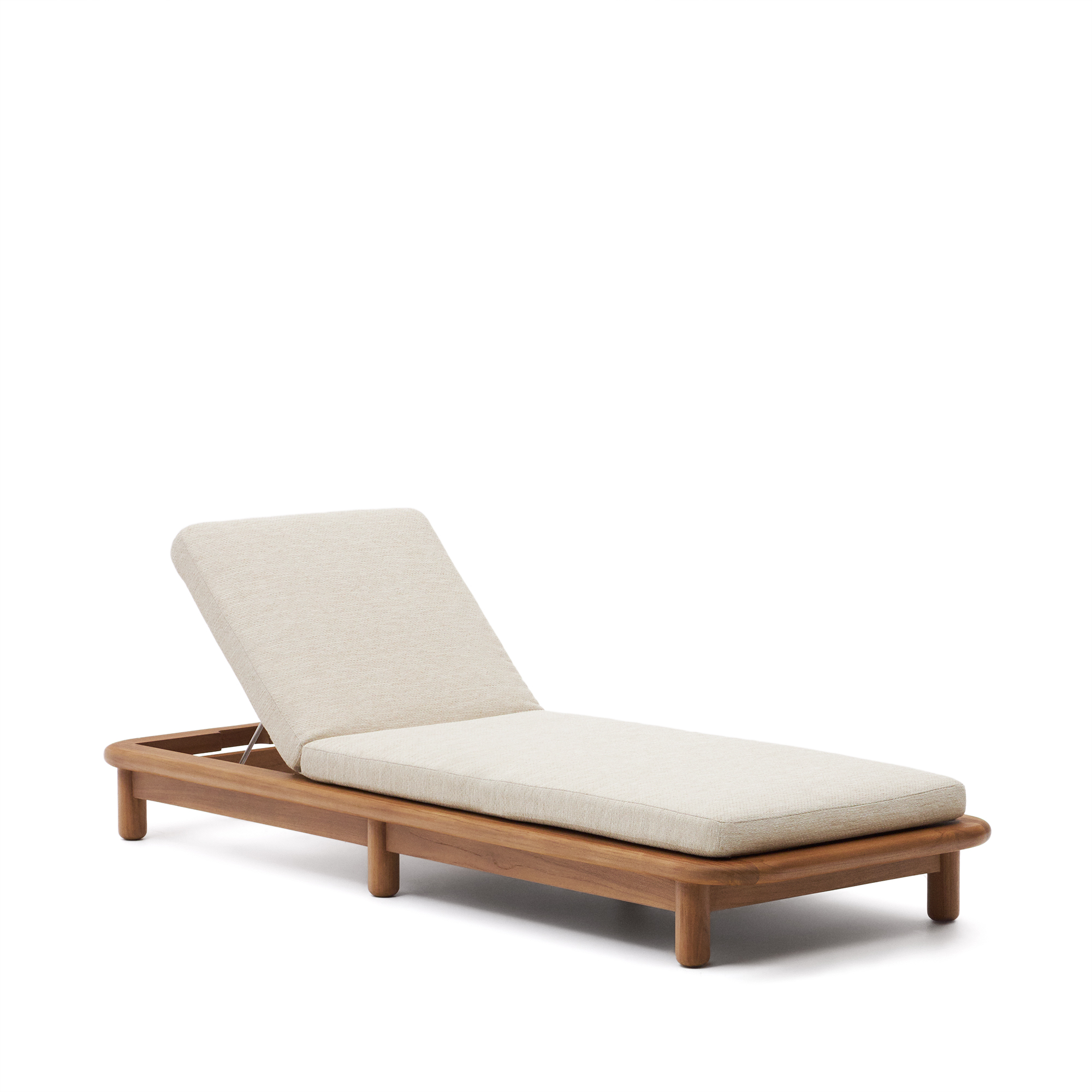 Kave Home Turqueta Solseng Natur Teaktræ