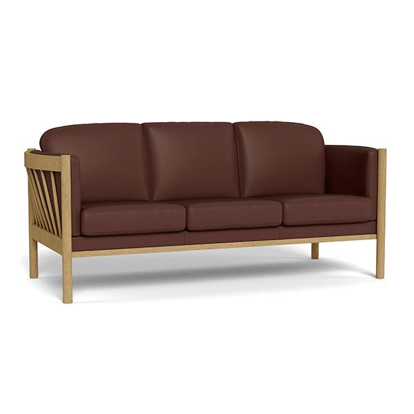 Julie 3-personers Lædersofa - Elegant Design til Stuen