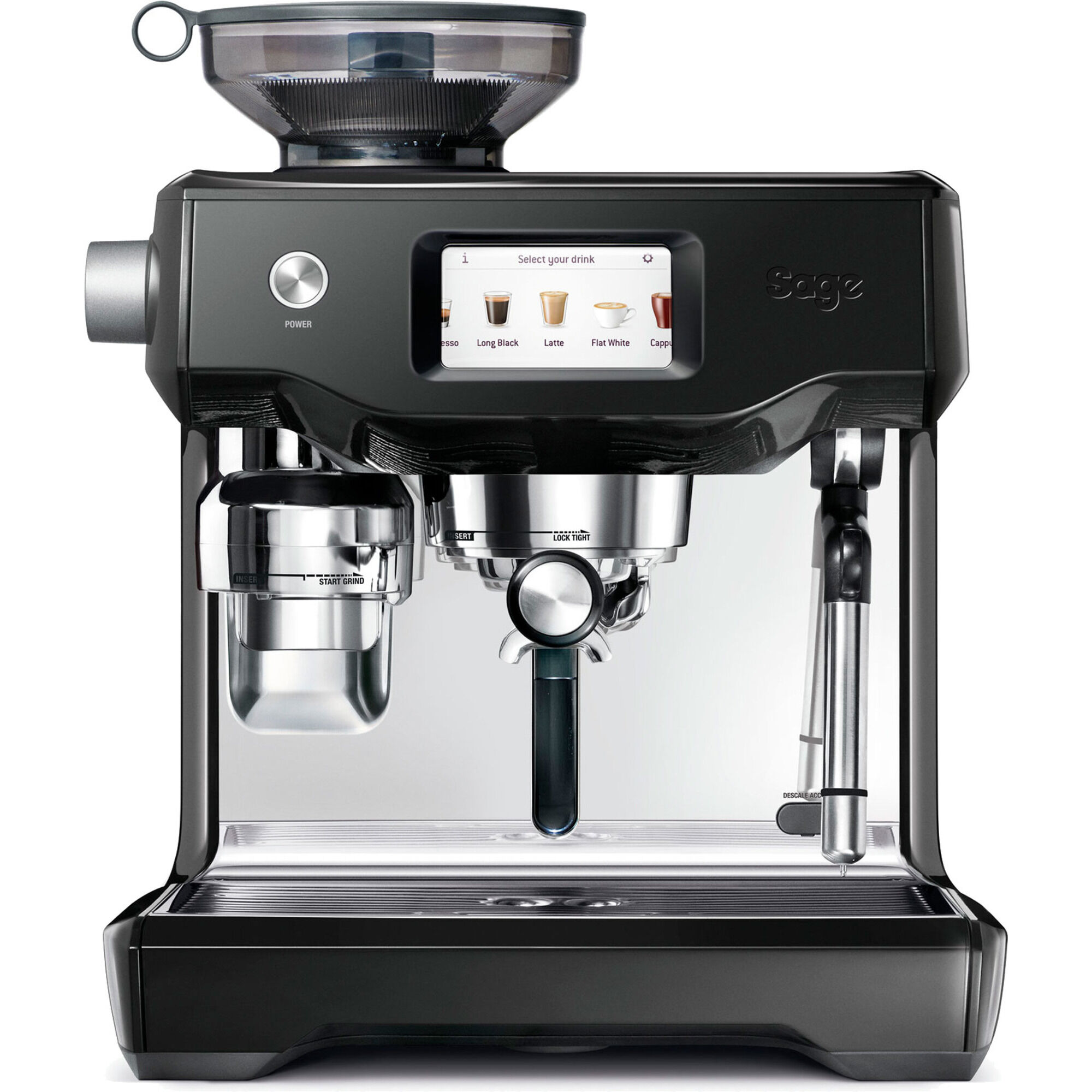 Sage The Oracle Touch Espressomaskine – Sort SES990 Tilbud
