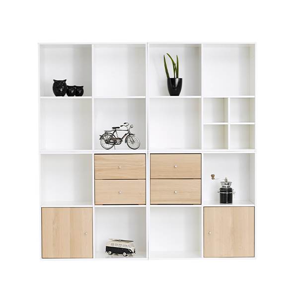 Kidi Square Classic Bogreol – Elegant opbevaring til bøger