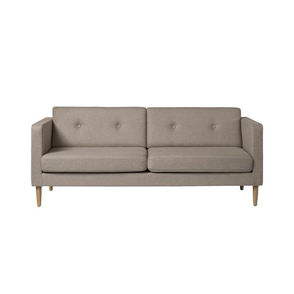 FDB Møbler L42 Firhøj Sofa i Massiv Eg – Stilfuld Komfort