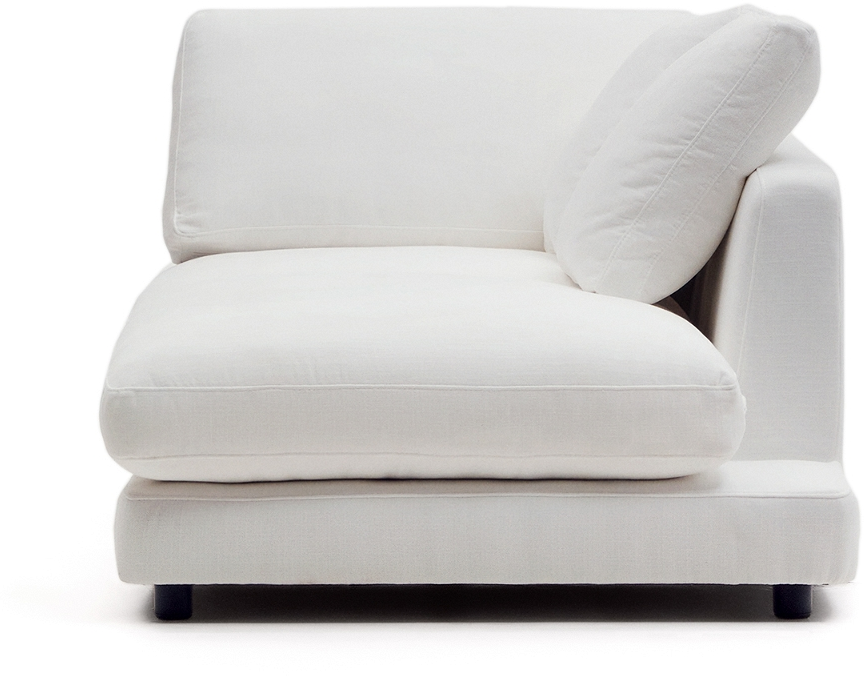 Modulsofa Kave Home Gala M1 Polstret   Hvid Med Højre Chaiselong H62ã 105ã 193