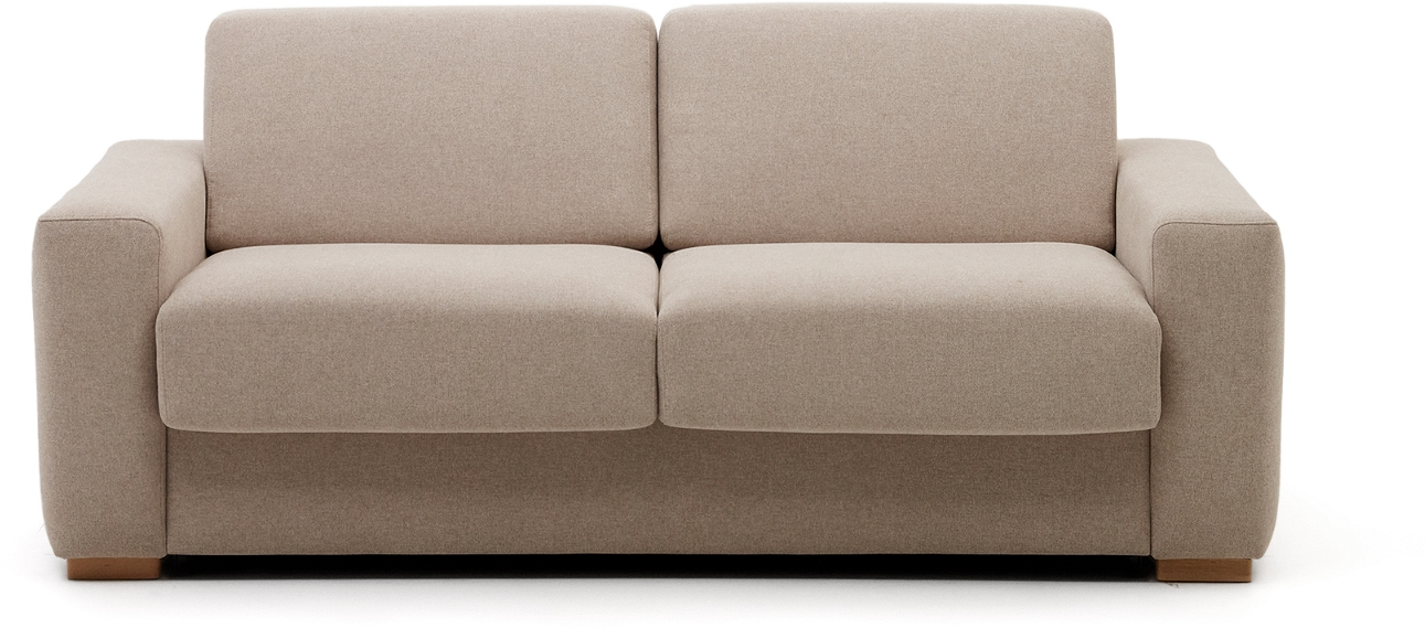 Elegant 3-personers sovesofa Anley i beige - Stilfuld funktionalitet!