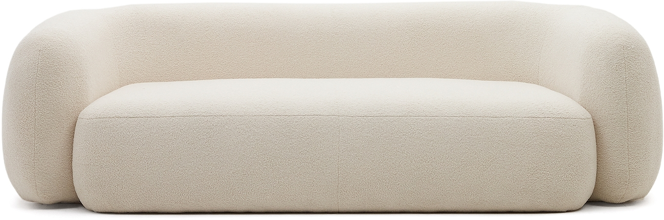 Bæredygtig hvid 3-personers sofa – Elegant komfort til hjemmet