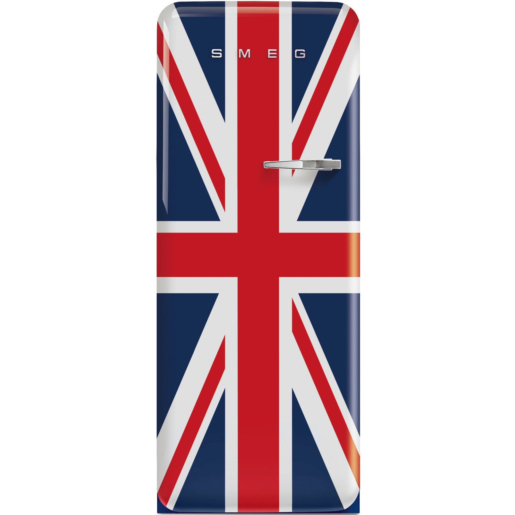 Retro Smeg Køleskab med Union Jack – 50'er Stil Tilbud!