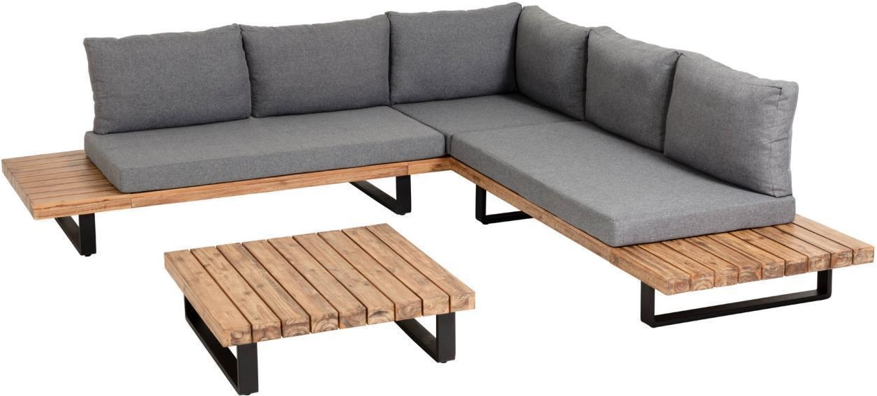 Elegant Udendørs Loungesæt Zalika – Hjørnesofa & Bord!