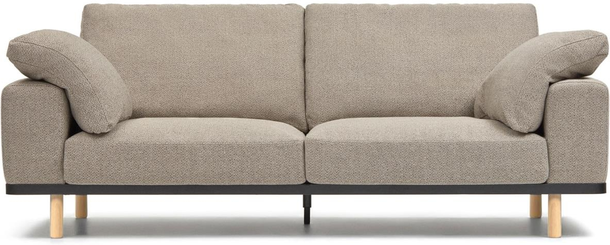 Moderne beige 3-personers sofa fra Kave Home – Udsalg!