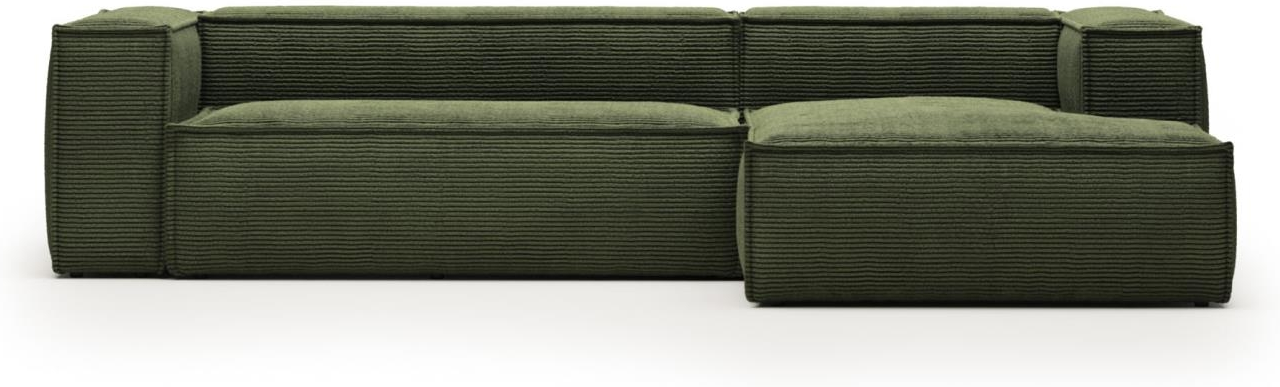 Moderne Grøn Chaiselong Sofa – Stilfuld Stueindretning