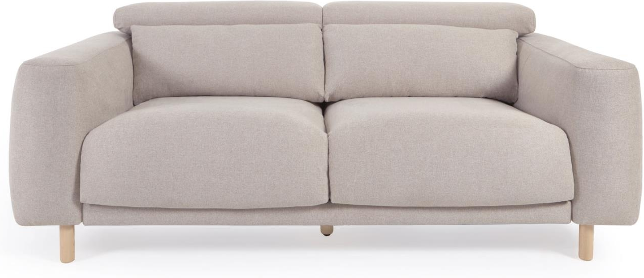Moderne Beige 3-Personers Sofa – Stilfuld Komfort til Stuen!