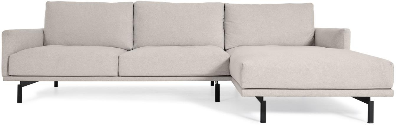 Moderne Beige Højrevendt Chaiselong Sofa fra Kave Home