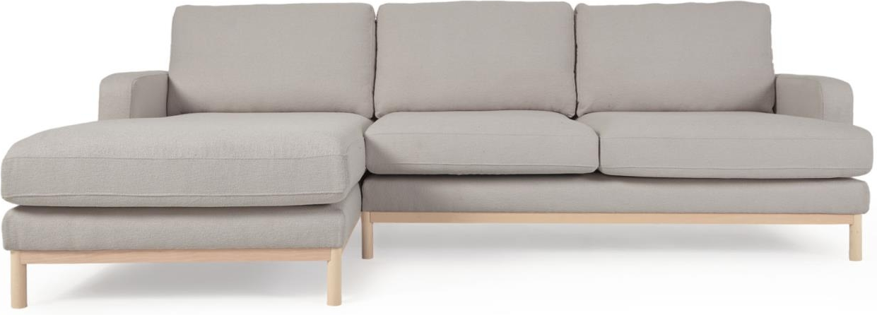 Venstrevendt Chaiselong Sofa til 3 – Grå Elegance Tilbud!