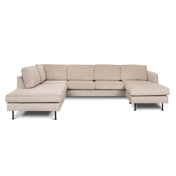 Erling Christensen Møbler Læsø Sofa    Chaiselong   Open-end 288   210    Beige Fløjl : Erling Christensen Møbler  : Erling Christensen Møbler