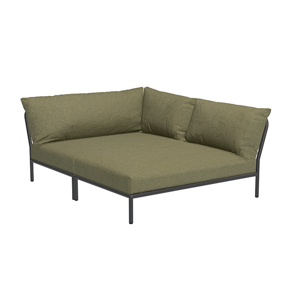 Houe Level Cozy Corner Højrevendt - Leaf Tilbud!