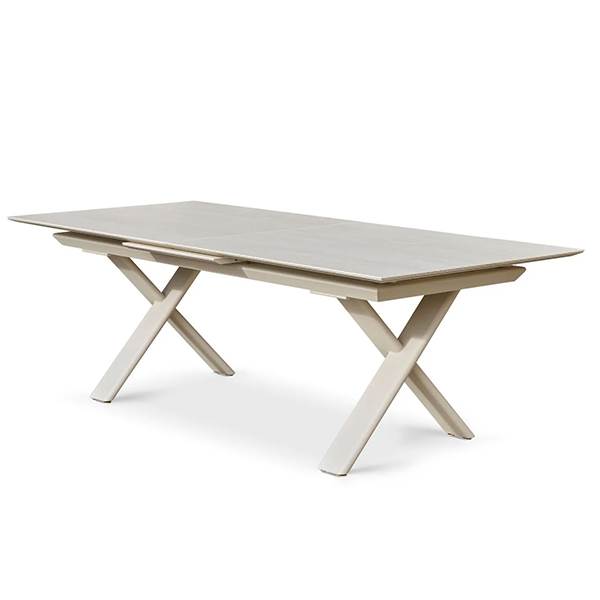 Lexpo Elba Outdoor Extension Dining Table 240 300 X100   Beige