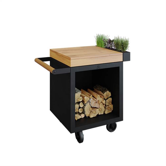 Ofyr Mise En Place Bord Black Pro 65 i Teak – Fantastisk Tilbud!