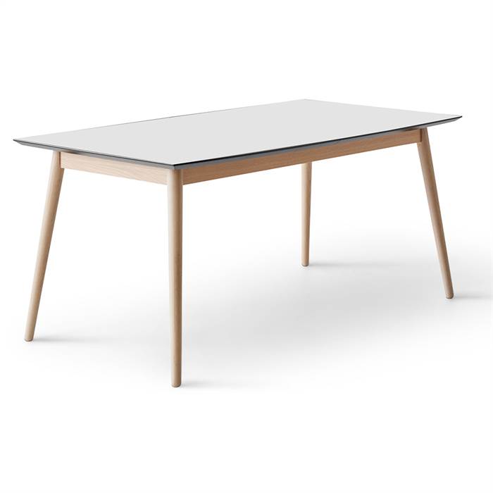 Meza Spisebord 210 cm - Elegant Hvid Laminat til Dit Hjem