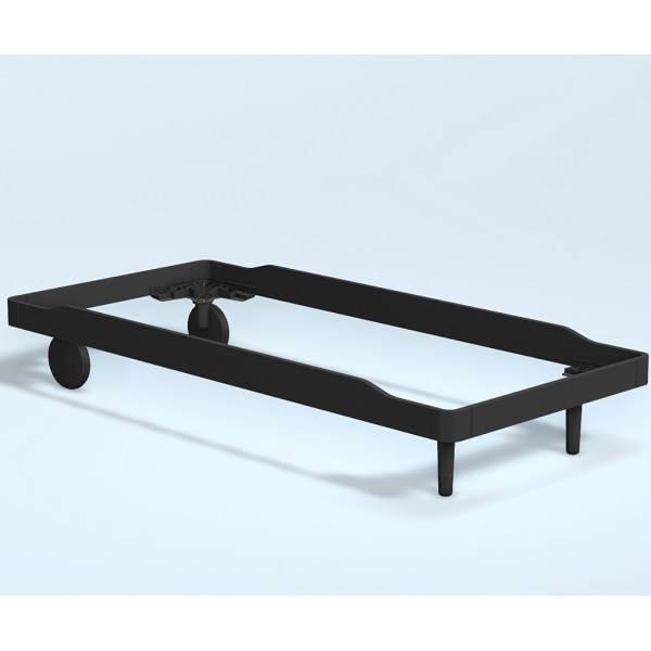 Auping Noa Sengeramme 90x210 – Midnats Sort Eg Uden Hjul