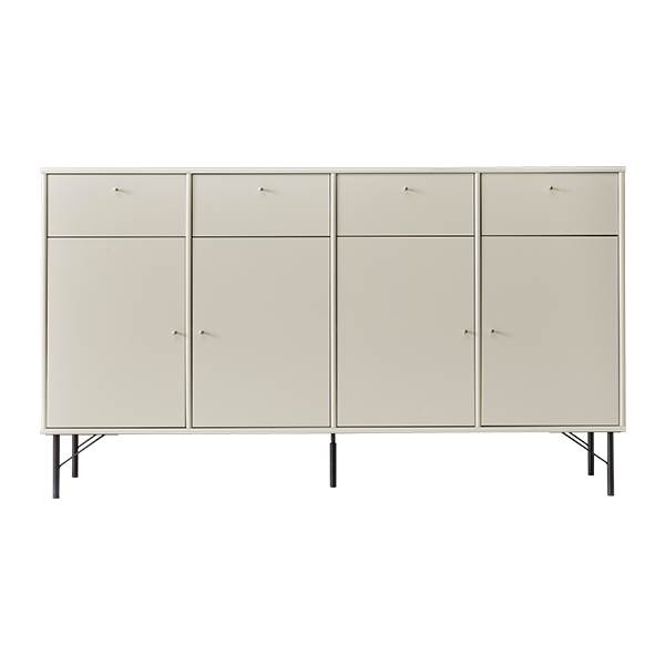 Elegant Beige Mistral Skænk – Stilfuld Opbevaring til Hjemmet