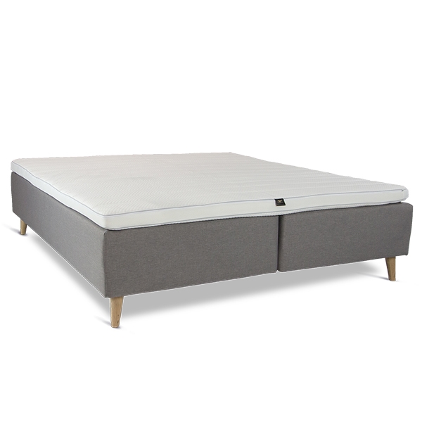 Nordfjord Boksmadras 160x210 cm - Antracit - Ekstra Fast Tilbud