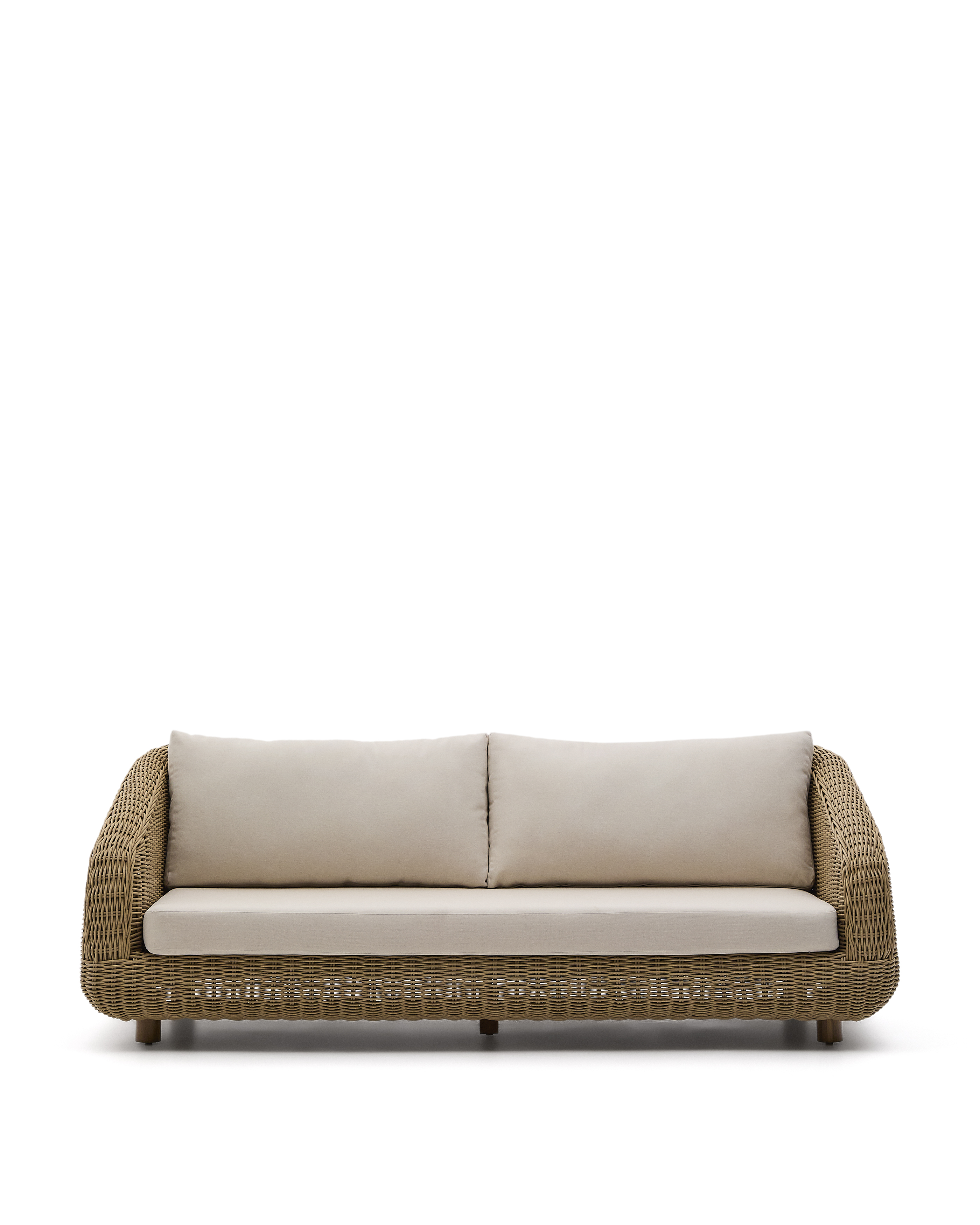 Kave Home Meria  -pers  Havesofa     Hynder Syntetisk Rattan   Akacietræ   :208