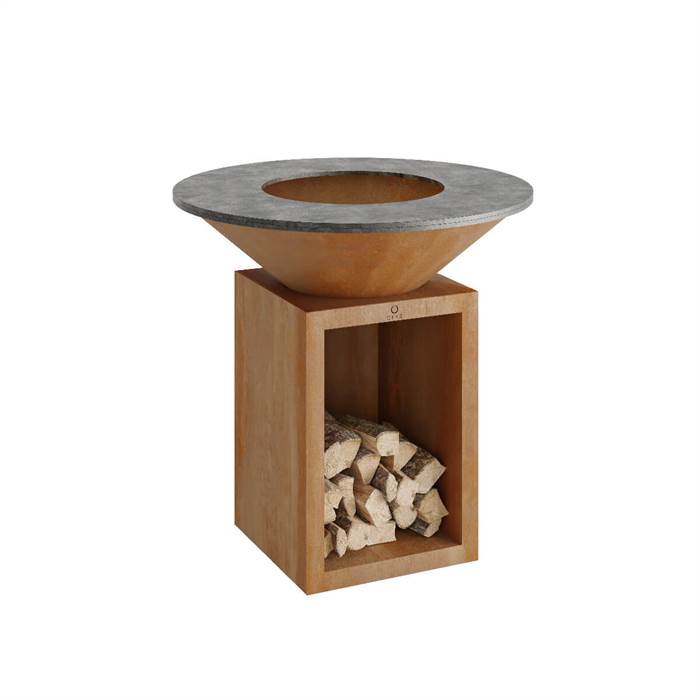 Ofyr Grill Classic Storage Corten – Uundgåelig til grillfest!