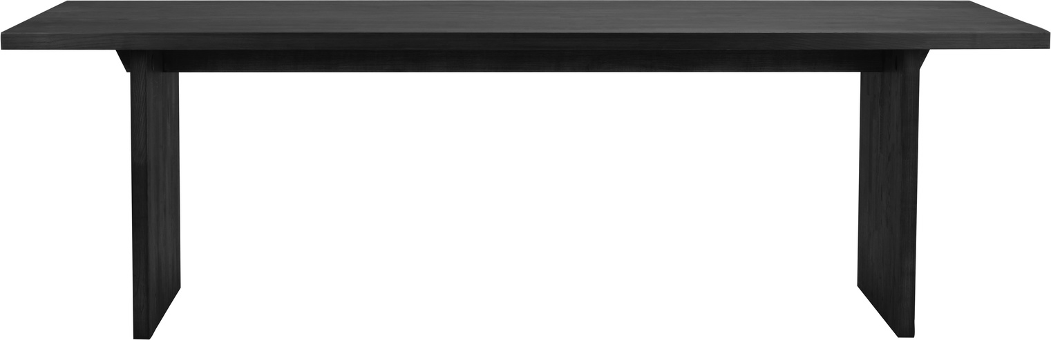 Rowico Emmett Spisebord Fsc 100    Massivt Europæisk Ask  Lakeret Sort  240ã 95