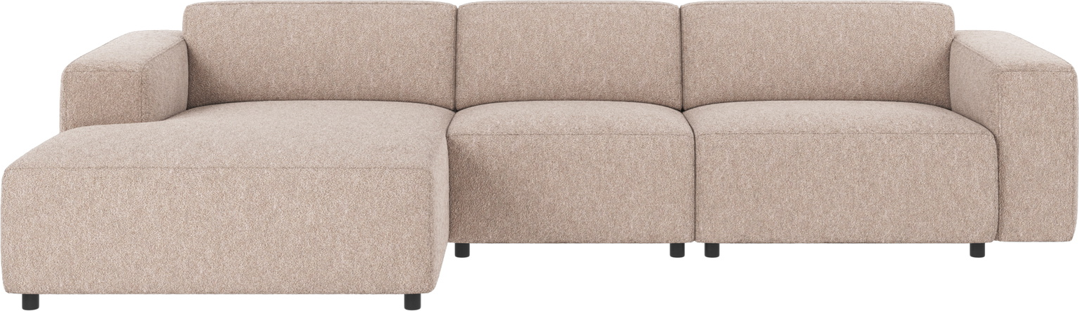 Chaiselongsofa Venstrevendt Rowico Willard Alice 01 Lysebeige Modulopbygget Med  -skum