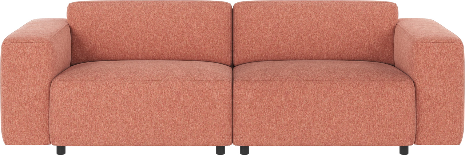-personers Sofa Rowico Willard Brenda 100  Polyester Rød Fsc-mix Stel 70ã 236ã 98   Modulopbygget