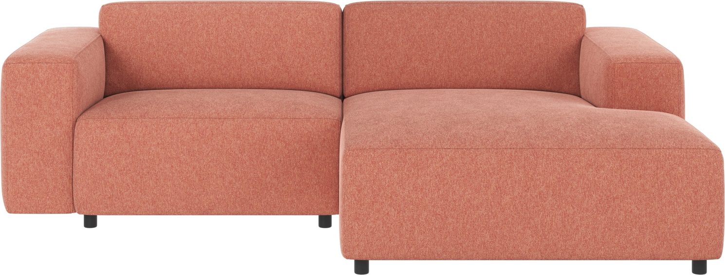 Chaiselongsofa Højrevendt Rowico Willard Brenda 52 Rød Polyester 234ã 161ã 70   Skandinavisk Moduldesign