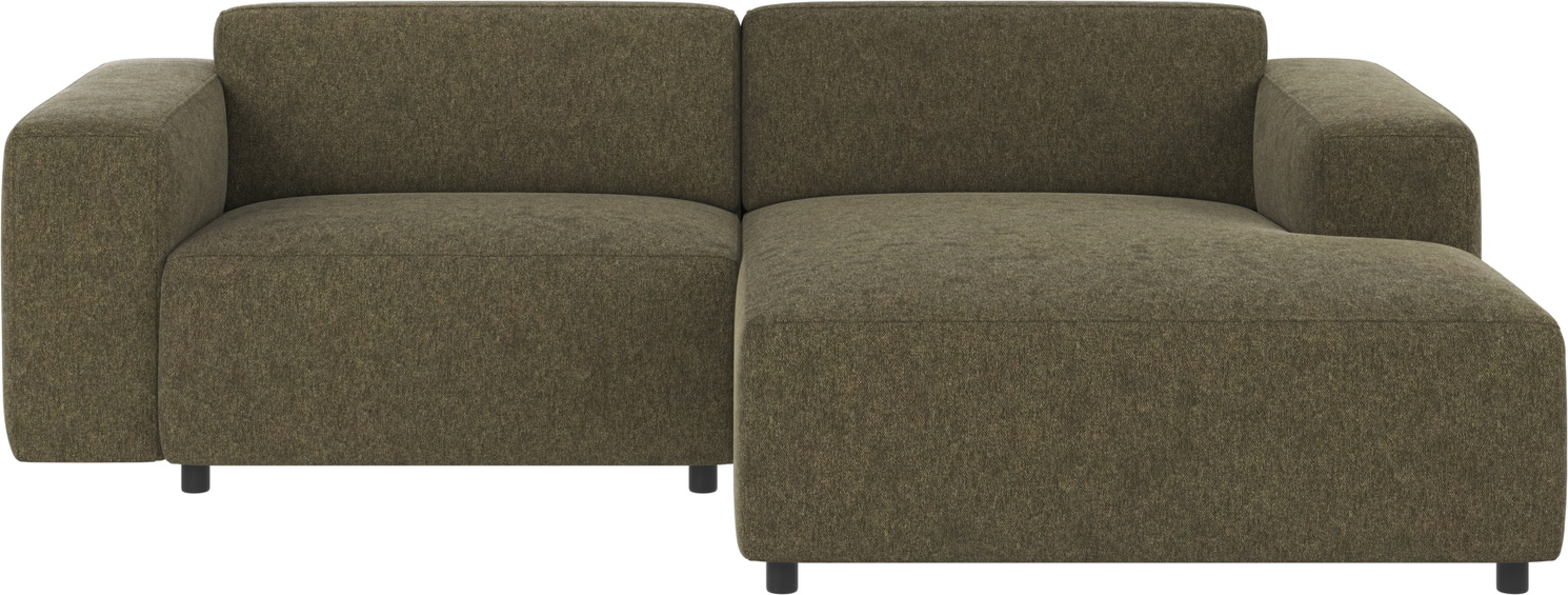 Rowico Chaiselongsofa Willard Højrevendt Grøn Stof 234x161