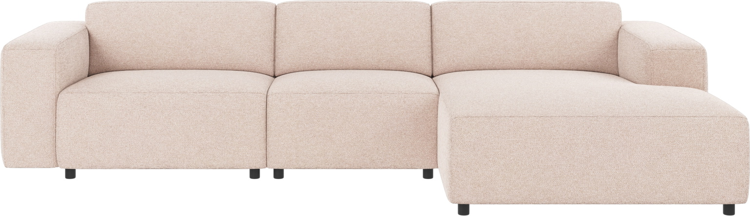 Chaiselongsofa Rowico Willard Højrevendt Lysebeige Stof 312ã 161