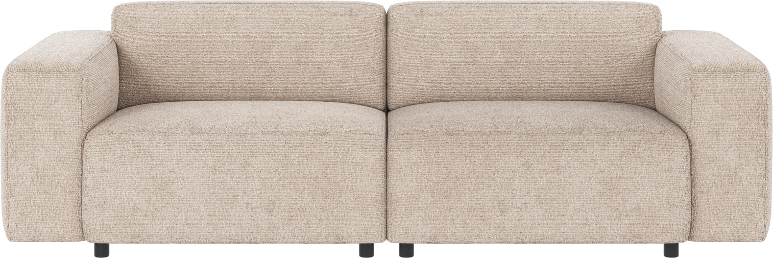 -personers Sofa Rowico Willard Robin Lys Grå Stofsofa Modulsofa 236