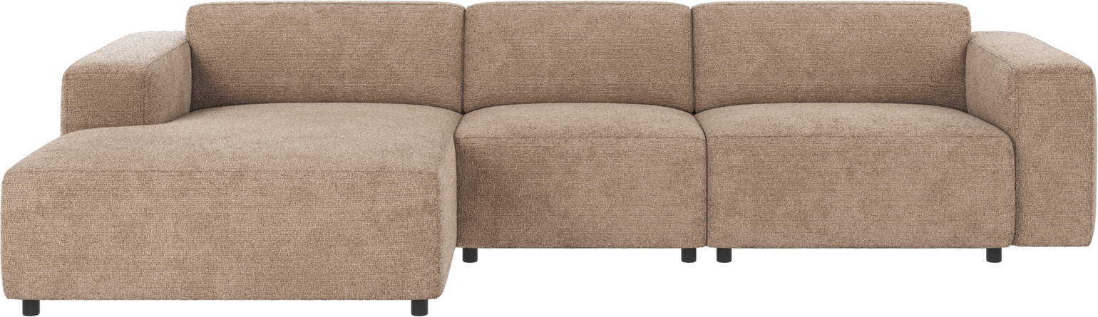 Chaiselongsofa Venstrevendt Rowico Willard Robin Stof Gråbeige 312x161x70