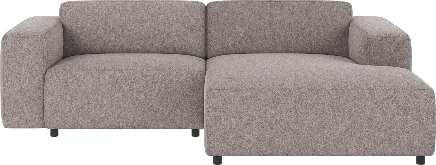Chaiselongsofa Højrevendt Rowico Willard   Gråt Alice 149-stof   Nordisk Modulsofa H70ã B234ã D161   Fsc-mix