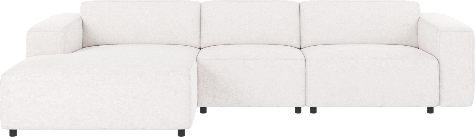 Chaiselongsofa Rowico Willard Venstrevendt Hvid Bobby   Stof Modulopbygget 312ã 161ã 70