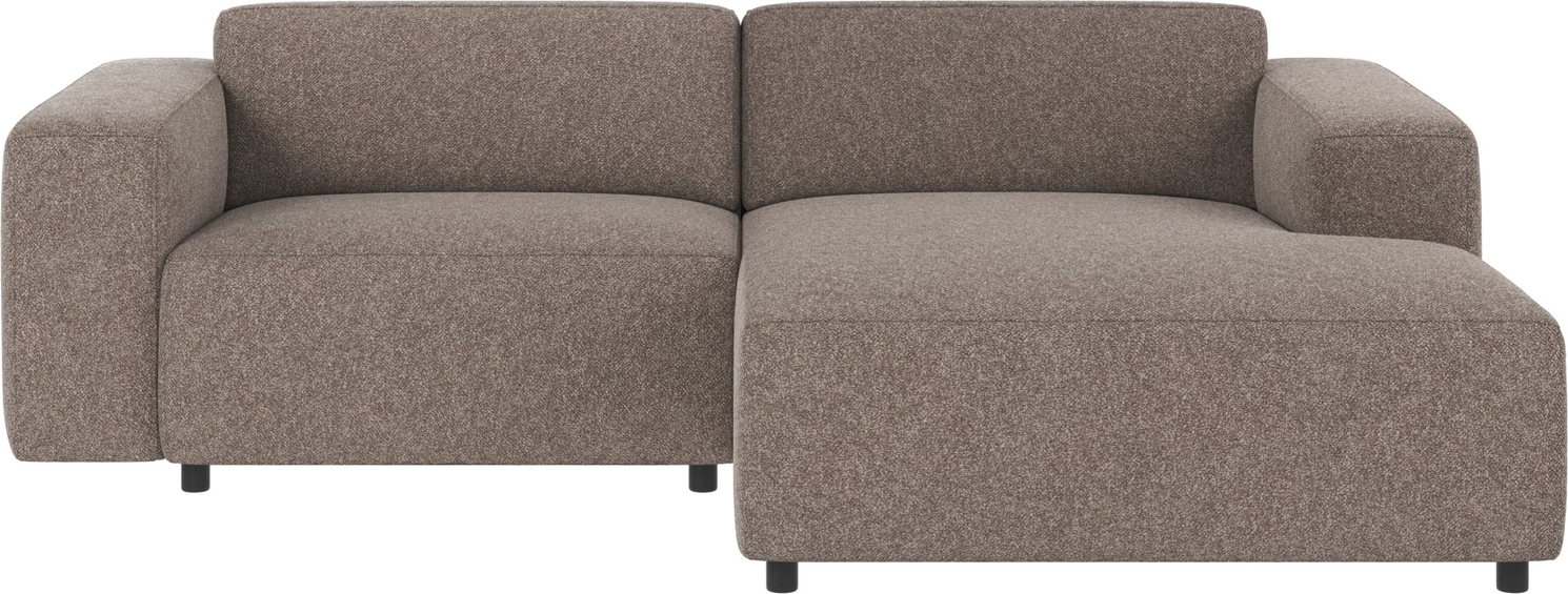 Chaiselongsofa Højrevendt Rowico Willard   Mørk Beige Bobby-stof 234x161