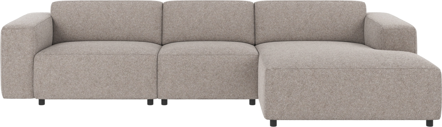Chaiselongsofa Rowico Willard Højrevendt   Gråt Bobby-stof 312ã 161   Lounge-sofa Fsc-mix