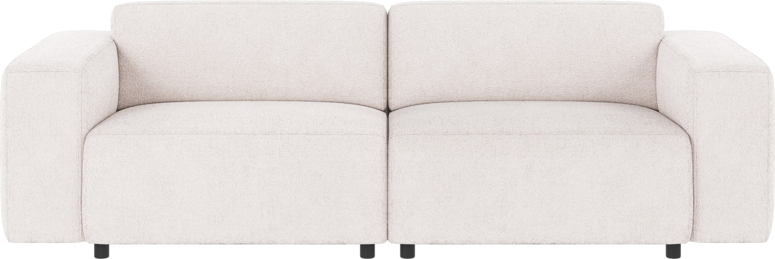 -personers Sofa Rowico Willard   Hvidt Greg   Polyesterstof Med Zigzag-fjedre    -koldskum