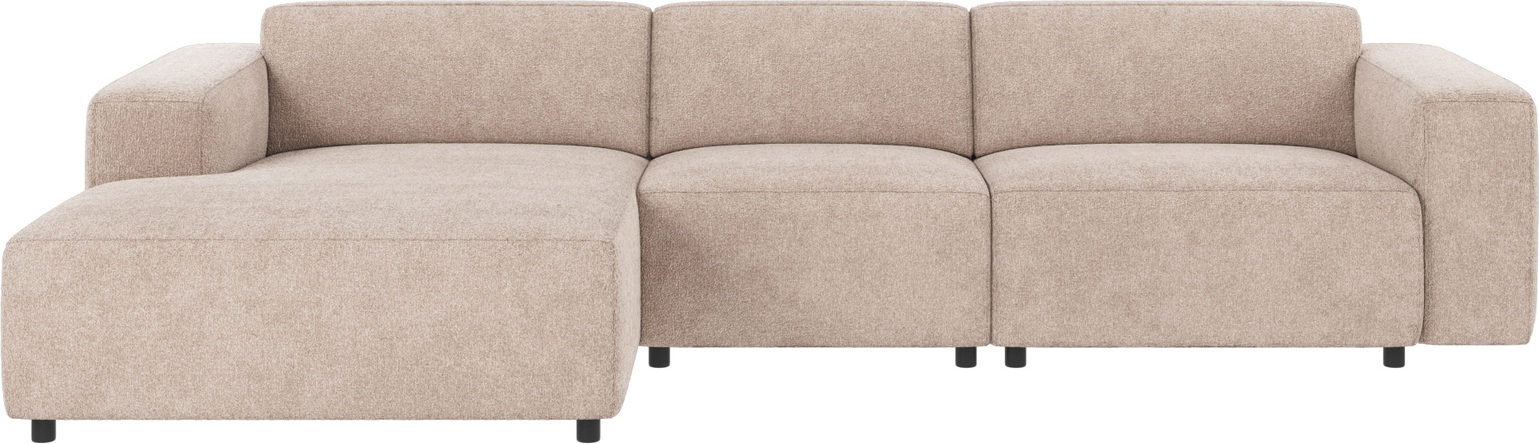 Chaiselongsofa Venstrevendt Rowico Willard Greg   Lysebeige Stof H70xb312xd161