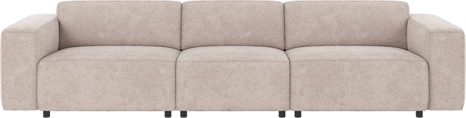 -personers Modulsofa Rowico Willard Lysegrå Greg 17-stof 314x98