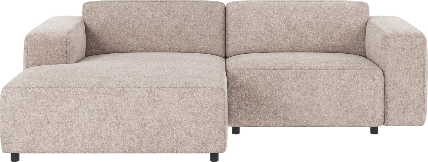 Chaiselongsofa Venstrevendt   Stof Rowico Willard Greg 17 Lysegrå 234x161x70