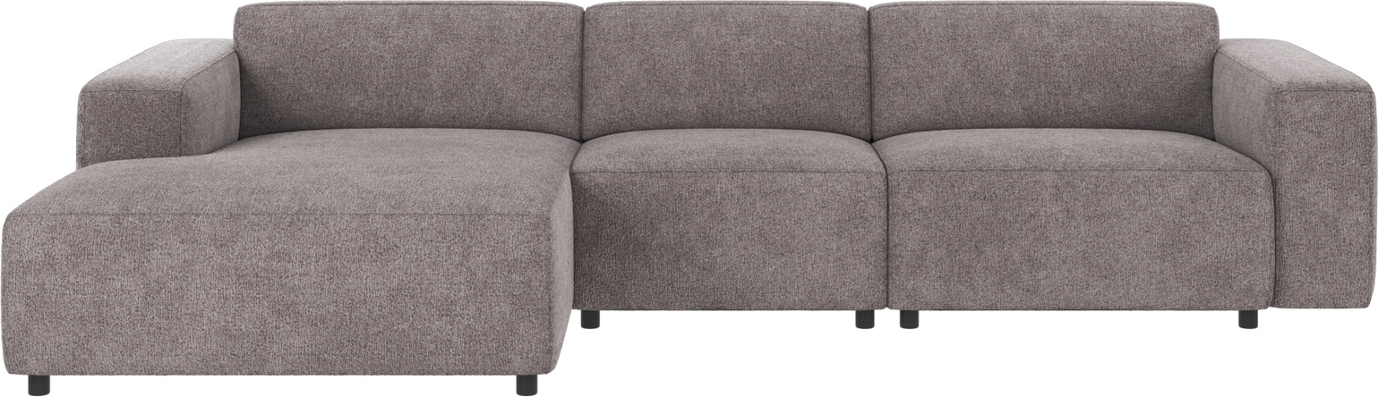 Venstrevendt Chaiselongsofa Rowico Willard Modulopbygget Grå Greg Polyester 312ã 161ã 70
