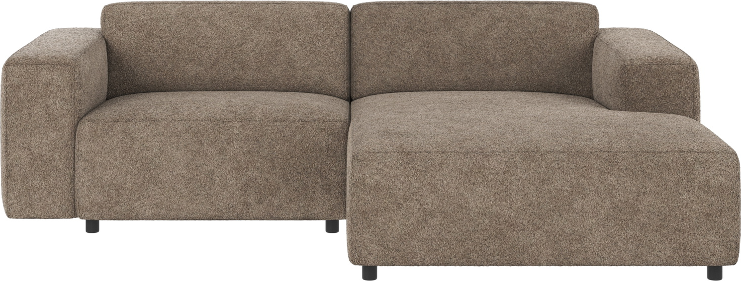 Chaiselongsofa Rowico Willard Højrevendt   Mørk Beige Stof Anna    234x161x70     Skandinavisk Design  Fscâ -mix Ramme  High Resilience-skum