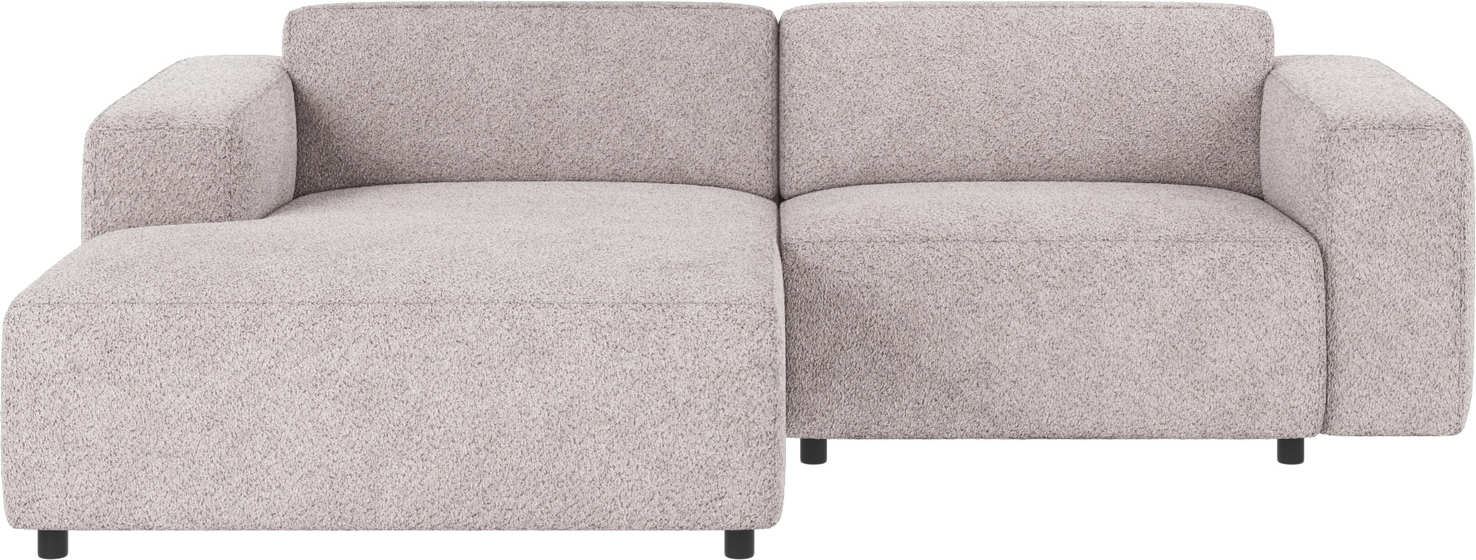 Chaiselongsofa Rowico Willard Venstrevendt Anna 15 Lysegrå 234x161x70   Modulopbygget Fast Komfort Skandinavisk Stil