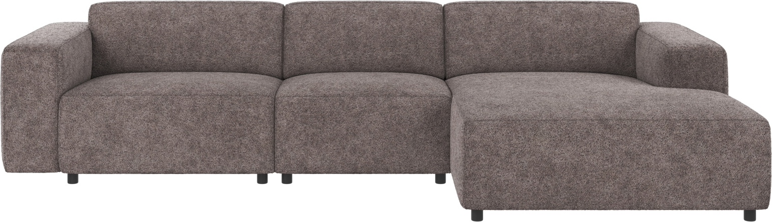 Chaiselongsofa Rowico Willard Højrevendt Mørkegrå Anna 18 Polyester Modulopbygget 312ã 161
