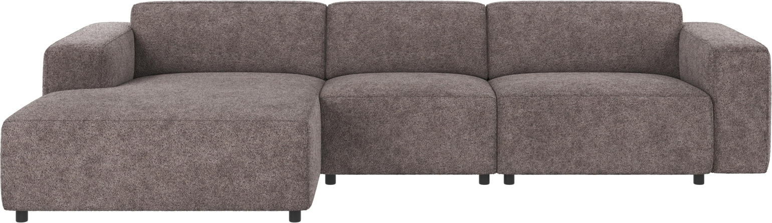 Chaiselongsofa Rowico Willard Venstrevendt 312ã 161   Mørkegråt Anna-stof Skandinavisk Design Med  -koldskum