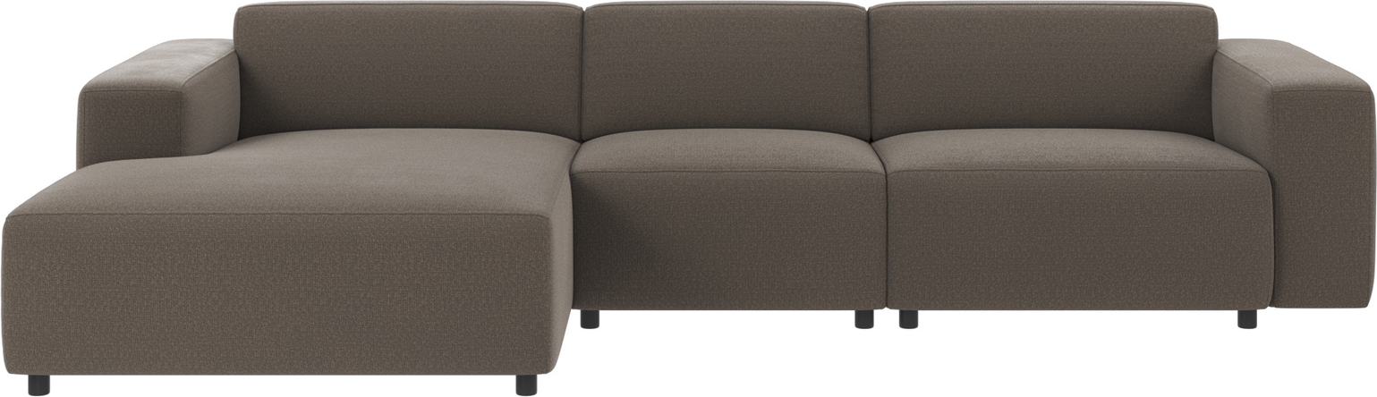 Chaiselongsofa Rowico Willard Modulopbygget   Mellemgrå Rita Polyester Fscâ -mix 70ã 312ã 161
